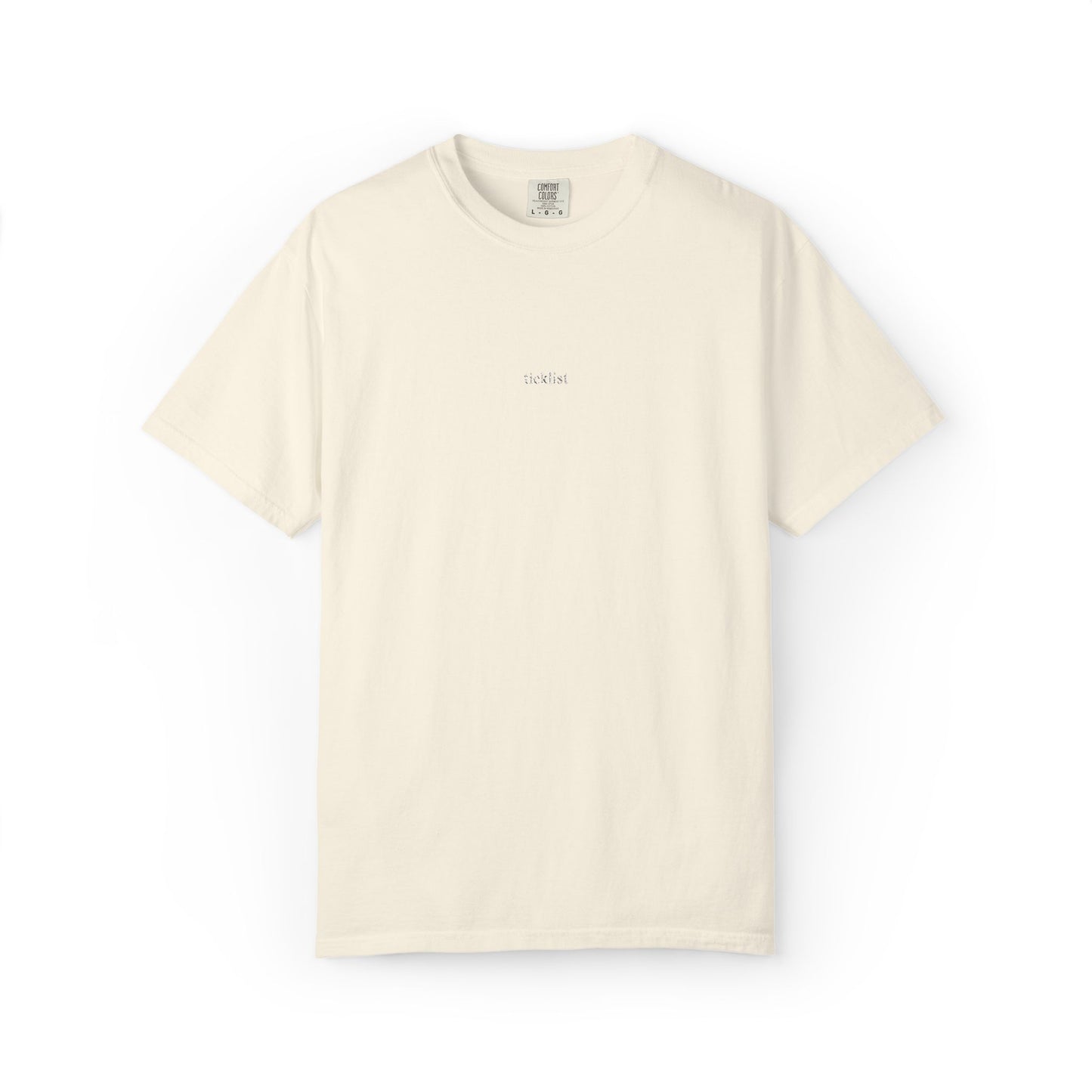 ticklist “Simple” Embroidery Tee
