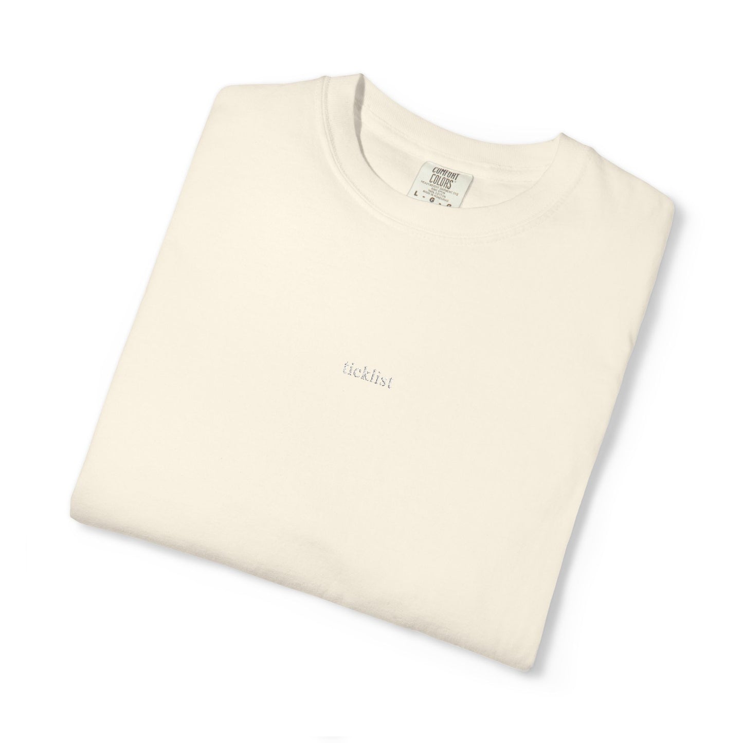 ticklist “Simple” Embroidery Tee