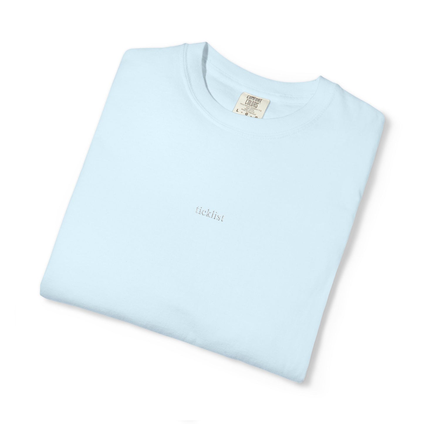 ticklist “Simple” Embroidery Tee